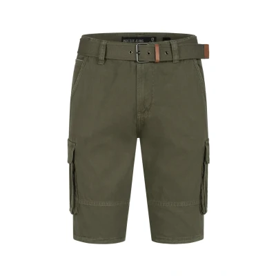 Abbildung von Indicode Jeans Monroe Shorts, Herren, Größe: Large, Army