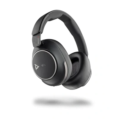Abbildung von Poly Voyager Surround 80 UC Bluetooth Headset (Plantronics) Noise Cancelling Mikrofone für klare Gespräche Adaptives ANCFunktioniert mit iPhone, Android, PC/Mac, Zoom, Microsoft Teams(zertifiziert)