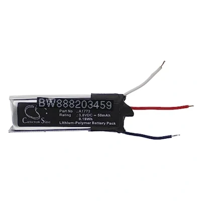 Abbildung von vhbw Akku kompatibel mit Beats X Wireless Headset Kopfhörer (50mAh, 3,8V, Li Polymer)