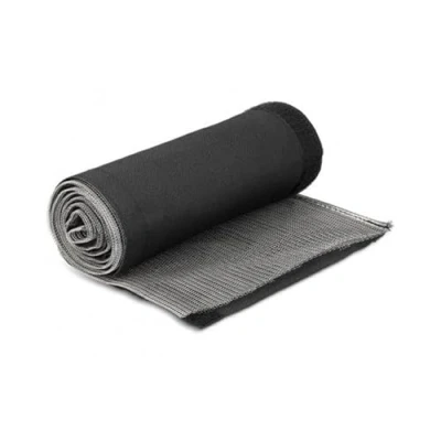 Abbildung von Delock EMV Abschirmgeflechtschlauch mit Klettverschluss 1 m x 50 mm schwarz