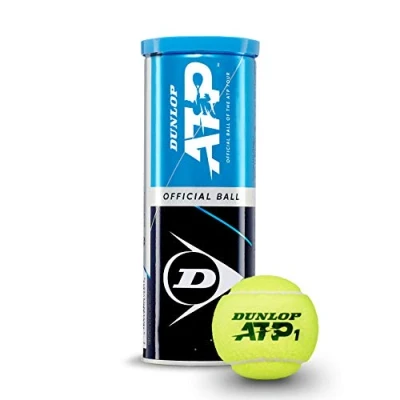 Abbildung von Dunlop FORT ATP 3 TIN SET Tennisball, Herren, Größe: One Size, Gelb