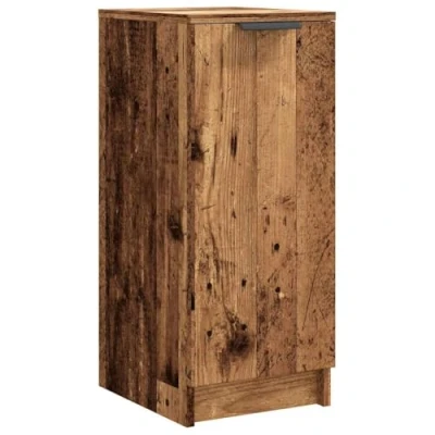 Abbildung von vidaXL Schuhschrank Altholz Optik 29,5x35x70 cm Holzwerkstoff, Schuhaufbewahrung, Schuhregal, Lagerschrank Schuhe, Schuhorganizer, Schuhständer