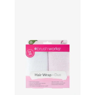 Abbildung von Brushworks HAIR WRAP DUO Haarset, Damen, Größe: One Size, Pink &amp; white