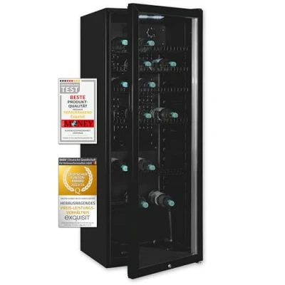 Abbildung von exquisit Kühlschrank &quot;GKS240 GT 160C schwarz&quot;