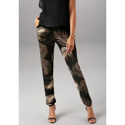 Abbildung von Aniston SELECTED Schlupfhose, im Allover Print