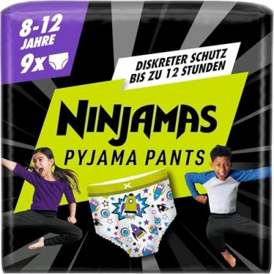 Abbildung von Pampers Windeln Ninjamas Pyjama Pants Nachthöschen Für Mädchen 9 Pyjamahöschen 8 12 Ja