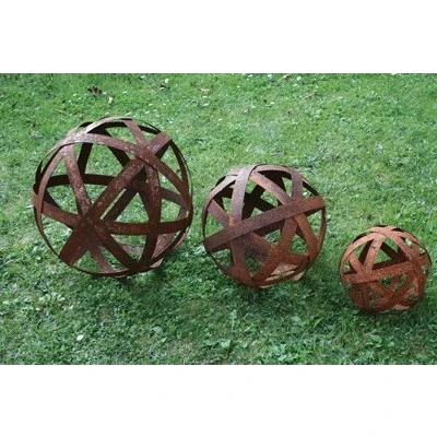 Abbildung von terracotta toepfe de Edelrostkugel Kugel Metall 20 cm Eisen Rost