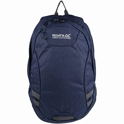 Abbildung von Regatta Brize II Rucksack, strapazierfähig, gepolstert, Fischgrätenmuster, 20 l, Blau