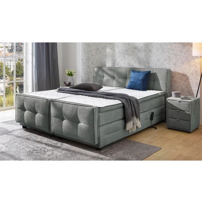 Abbildung von Jockenhöfer Gruppe Boxspringbett Paloma, Kopf und Fussteil elektromotorisch verstellbar, KS Topper, inkl. 7 Zonen TTFK Matratze H4