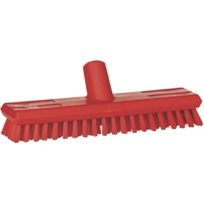 Abbildung von Vikan Bodenschrubber hart rot, 27 cm,