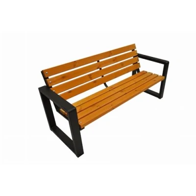 Abbildung von Primario Grande Gartenbank, Parkbank Gartenmöbel, Outdoor Bank mit 350kg Tragfähigkeit Sitzbank Holz Wetterfeste (Grande, Pinia, 200cm Sitzlänge, CE)