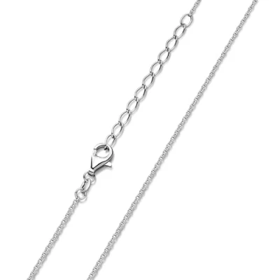 Abbildung von Materia Gliederkette Kinderkette Silber verstellbar 36 40cm K109, 925 Sterling