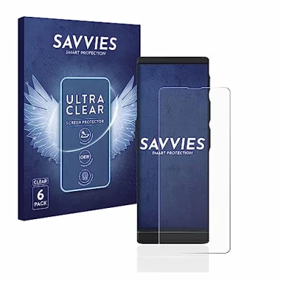 Abbildung von Savvies 6 Stück Schutzfolie für Vasco Translator V4 Displayschutz Folie Ultra Transparent