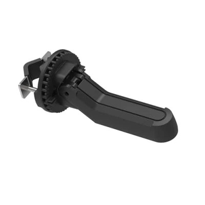 Abbildung von BOBIKE 8015300352 Ausziehbare Fußrasten Paar für Junior Fahrradkindersitz Hinten Gepäckträger Kompatibel Gabelrohre von Ø14 28 mm, Schwarz