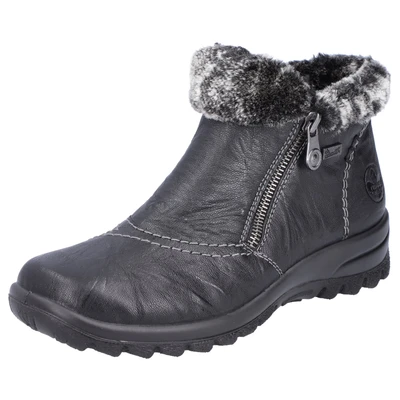 Abbildung von Rieker Snowboot/Winterstiefel, Damen, Größe: 40, Black anthrazit Schuhe