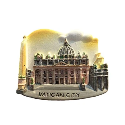 Abbildung von Vatikan Italien 3D Kühlschrank Magnet Harz Reise Souvenirs, handgemachte Haus &amp; Küche Dekoration Sammlung Geschenk