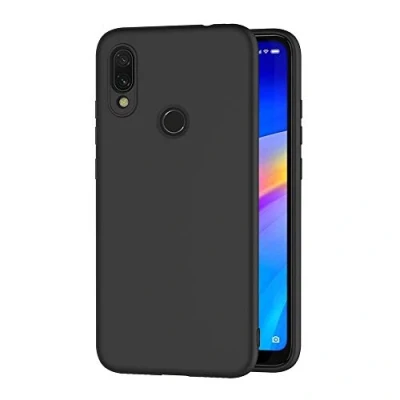 Abbildung von AICEK Compatible Xiaomi Redmi 7 Hülle, Schwarz Silikon Schutzhülle für Case TPU Bumper Handyhülle (6,26 Zoll)
