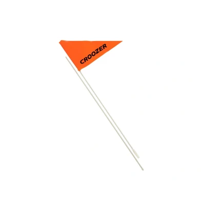 Abbildung von Croozer Unisex Erwachsene Wimpel 3092025900 Wimpel, Orange, One Size