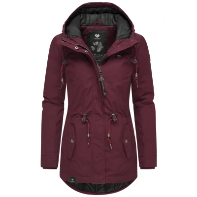 Abbildung von Ragwear Wintermantel, Damen, Größe: Small, Wine red
