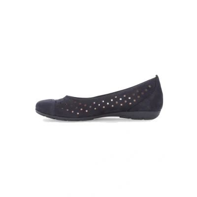 Abbildung von Gabor Damen Klassische Ballerinas, Frauen Flats,Abendschuhe,Slip ons,Freizeitschuhe,sportlich,Ballerinen,Pumps,Slipper,Nightblue,38 EU / 5 UK