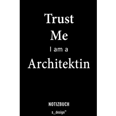 Abbildung von Notizbuch für Architekten / Architekt Architektin: Originelle Geschenk Idee [120 Seiten liniertes blanko Papier]