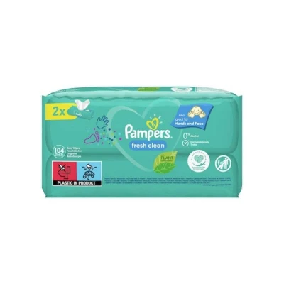 Abbildung von Pampers 81688037 Fresh Clean Baby Feuchttücher, weiß