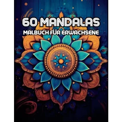 Abbildung von Entspannende Mandala Muster Malbuch für Erwachsene 60 Wunderschöne Mandalas zum Ausmalen und Entspannen.