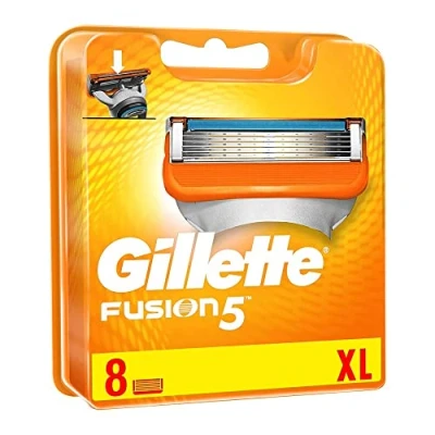 Abbildung von Gillette Ersatzklingen für Herrenrasierer mit 5 Anti Reibungs Klingen eine unmerkliche Rasur 50 g