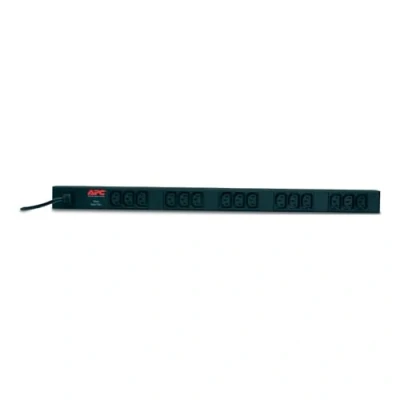 Abbildung von APC Rack PDU AP9568 Stromverteilung (Basic, vertikale Montage, 10A, 230V, 15 Ausgänge C13, IEC C14)