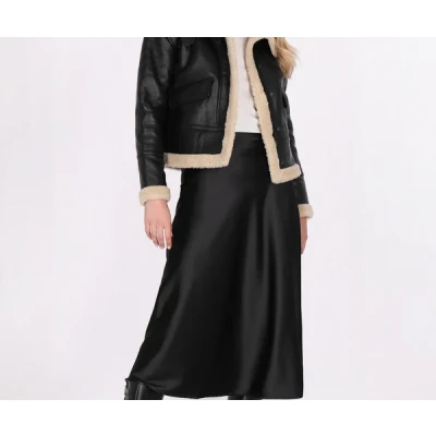 Abbildung von Jacke DREIMASTER S / Schwarz 100% Lammleder