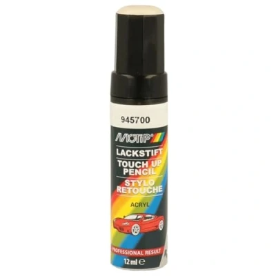 Abbildung von MOTIP 945700 Fahrzeug Kombinationslack 12ml Stift weiß Zink Alu Spray 400ml