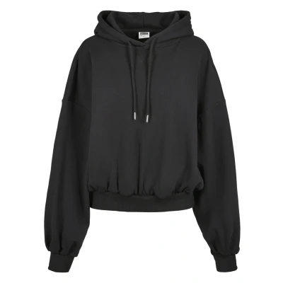Abbildung von Ladies Organic Oversized Terry Hoody, Black, XS/S