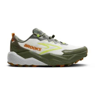 Abbildung von Brooks Caldera 8 Ultra Trailrunning Schuh für Herren, Dusty Olive/Lime/Oyster, 49.5 EU