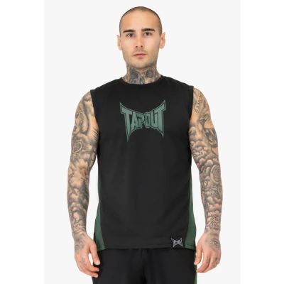 Abbildung von Tapout ÄRMELLOSES Normale Passform TANK Top, Herren, Größe: 3XL, Black green