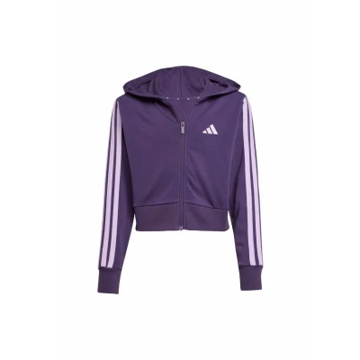 Abbildung von adidas Sportswear Essentials FULL Sweatjacke Aurora plum powder für Kinder, Größe: 128,