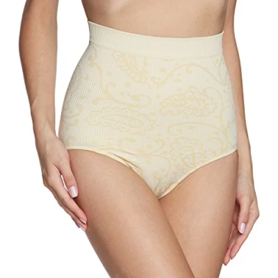 Abbildung von Belly cloud Damen Miederslip allover big, Paisley, Elfenbein (champagner 194), Gr. 46 (XL)