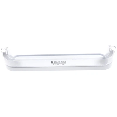 Abbildung von Whirlpool Indesit 482000023200 Türfach C00283254 deurvak midden (eco) b.410mm transparant kristal