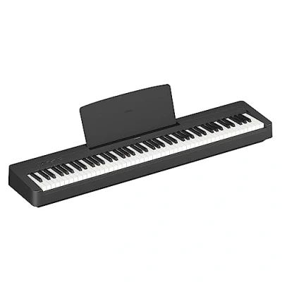 Abbildung von Yamaha Digitalpiano P 145B, schwarz, inkl. Notenablage, Fußschalter und Netzadapter