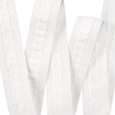 Abbildung von The Bead Shop 25mm Weißbleistift Faltenvorhang Kopfband 10 Meter, Abnehmbarer Vorhang (Weiß, Meters)