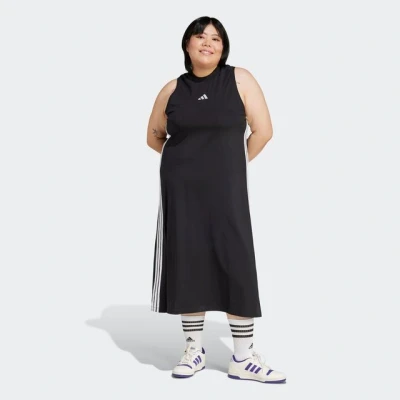 Abbildung von adidas Sportswear Essentials 3STRIPES Racerback Sportkleid, Damen, Größe: 50 52, Black/white