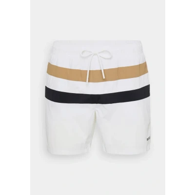 Abbildung von BOSS Louis Badeshorts, Herren, Größe: XL, White