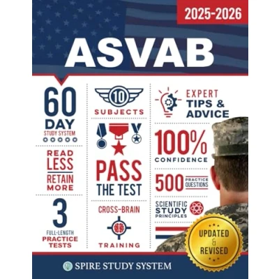 Abbildung von ASVAB Study Guide: Spire System &amp; Test Prep Guide with Practice Review Questions for the Armed Services Vocational Aptitude Battery
