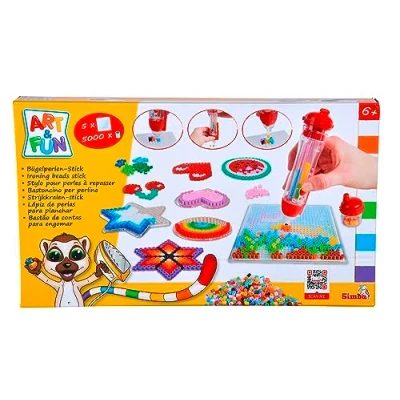 Abbildung von SIMBA Kreativset Art und Fun, Bügelperlenstick mit 5000 Perlen