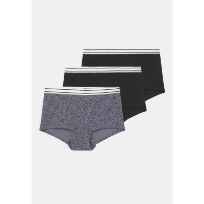 Abbildung von Schiesser 3 PACK Panties multicoloured/grey für Kinder, Größe: 140, Multi coloured/grey