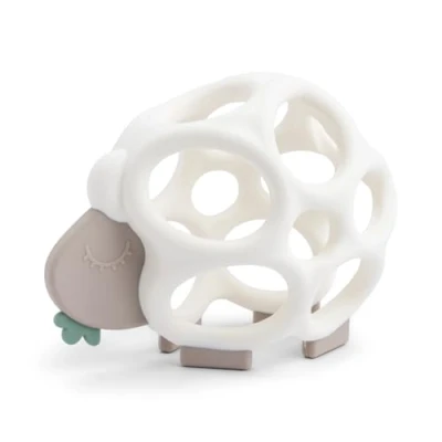 Abbildung von Done By Deer Grip &amp; Teether Beißringe, Sheepy Sand, Beißspielzeug
