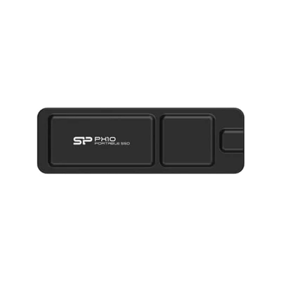 Abbildung von Silicon Power 256GB PX10 USB C 3.2 Gen 2 Portable SSD (Black)