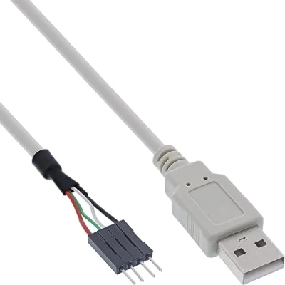 Abbildung von Inline® USB 2.0 Adapterkabel Stecker A auf Pfostenstecker, 0,4m