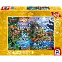 Abbildung von Panorama der Tierwelt, Puzzle