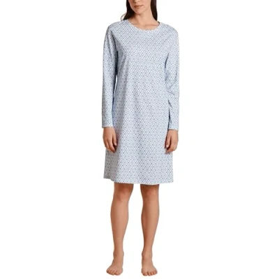 Abbildung von Calida Langarm Nachthemd, Damen, Größe: 36/38, Azurit blue