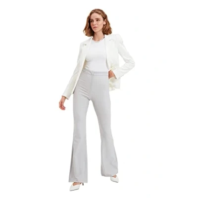 Abbildung von Trendyol, graue spanische Hose, grau, 38